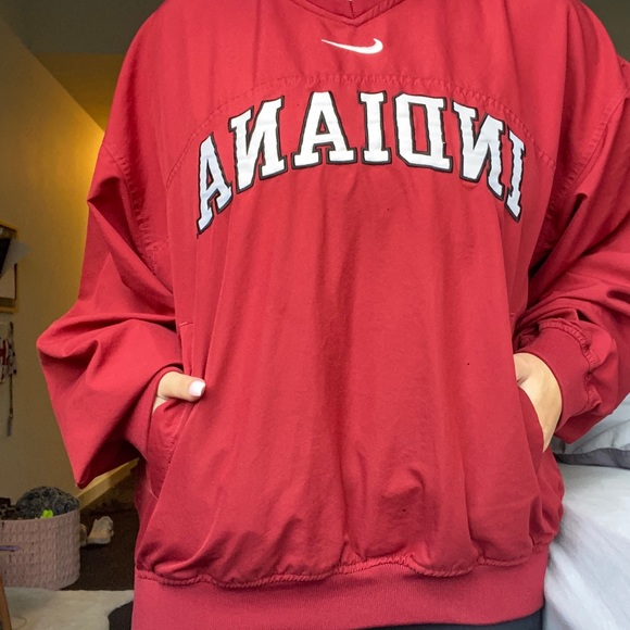 Nike Tops - Nike Indians windbreaker crewneck